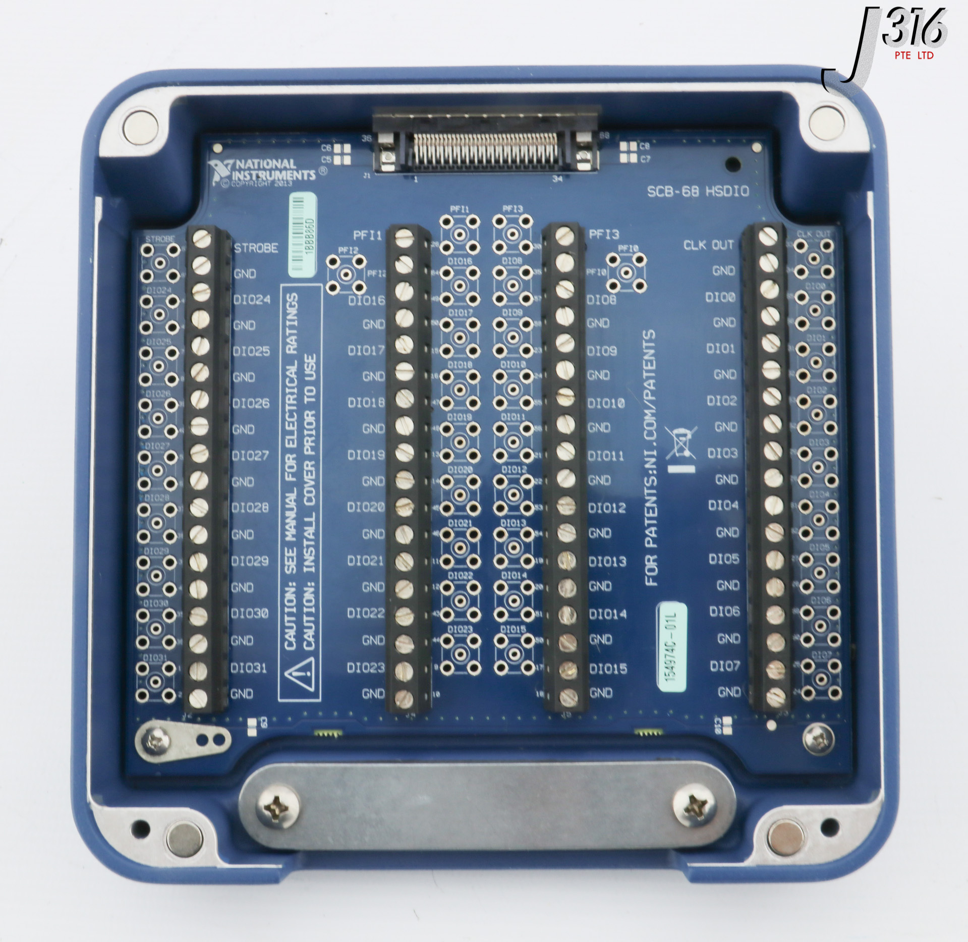 28753 NATIONAL INSTRUMENTS 68 PIN VHDCI SHIELDED I O CONNECTOR BLOCK